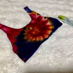 Colorful Tie-Dye Crop Tops